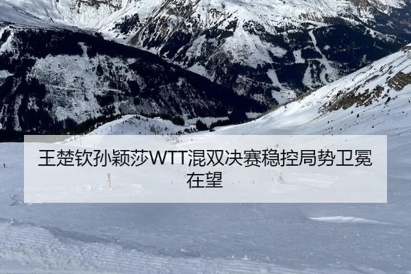 王楚钦孙颖莎WTT混双决赛稳控局势卫冕在望