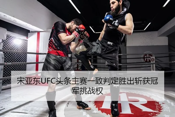 宋亚东UFC头条主赛一致判定胜出斩获冠军挑战权